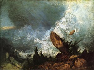 The Fall Of An Avalanche In The Grisons — William Turner