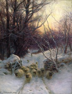 The Sun Had Closed The Winter Day — Joseph Farquharson
