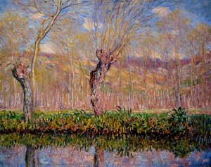 As Margens Do Rio Epte Na Primavera — Claude Monet
