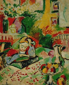 Intérieur À La Fillette Öl Auf Leinwand - (72.7x59) — Henri Matisse