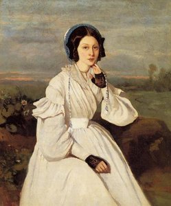 Claire Sennegon, Figlia Di Corot, Più Tarda Madame Charmois — Jean-baptiste-camille Corot