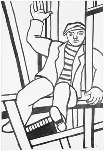 Builder, Character In The Framework — Fernand Léger