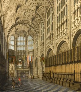 The Interior Of Henry Vii Chapel In Westminster Abbey — Canaletto