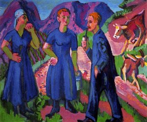 I Tre Contadini — Ernst Ludwig Kirchner