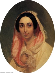 Portrait Of Princess A. A. Bagration — Karl Pavlovich Bryullov