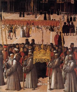Processione In Piazza San Marco (dettaglio) — Gentile Bellini