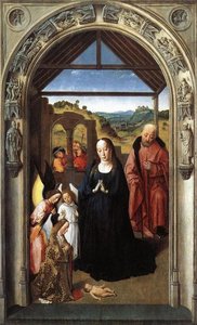 Nativity (polyptych Of The Virgin, The Wing) — Dierec Bouts