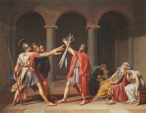 The Oath Of The Horatii — Jacques-louis David