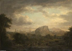 A View Of Edinburgh From The Dean — Alexander Nasmyth