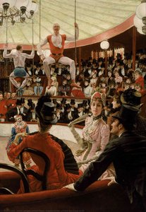 English Women Of Paris The Circus Lover — Jacques Joseph Tissot