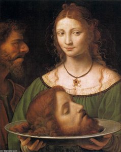 Salome With The Head Of John The Baptist — Bernardino Luini