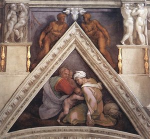 Kristi Forfædre: Figurer (17) — Michelangelo Buonarroti