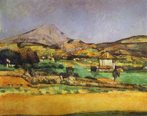 „plain By Mount Sainte-victoire” → „simplu De Mont Sainte-victoire” — Paul Cézanne