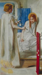 El Anunciación — Dante Gabriel Rossetti