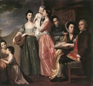 The Leigh Family — George Romney