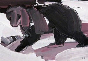 Bear Tracks (polyptych, Panel 8 Of 8) — Esther Tyson