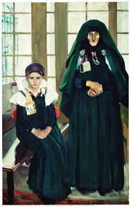 Grandmother And Granddaughter Of The Valley Of Ansó — Joaquín Sorolla Y Bastida