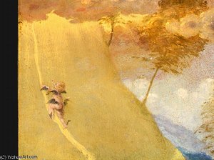 Allegory Of Virtue And Vice (detalj - ) — Lorenzo Lotto