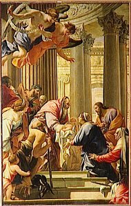 La Presentation Au Temple — Simon Vouet