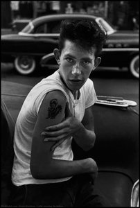 Lefty Showing His Tattoo. — Bruce Davidson