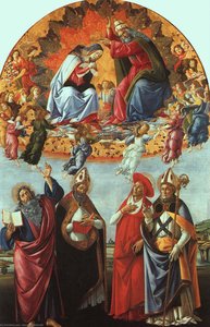 La Corona Vergine — Sandro Botticelli
