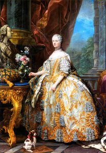Portrait Of Marie Leszczynska, Queen Of France — Charles-andré Van Loo