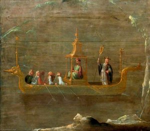 A Chinese Dignitary In A Boat — Robert Robinson