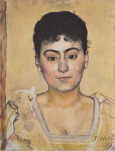 Portrait Of Madame De R. — Ferdinand Hodler