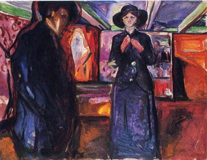 Man And Woman Ii — Edvard Munch