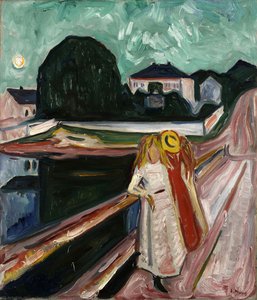 Chicas En El Muelle — Edvard Munch