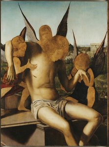 Cristo Muerto Sostenido Por Un Ángel (pietà) — Antonello Di Giovanni Di Antonio (antonello Da Messina)