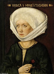 Porträtt Av Ursula Tucher — Michael Wolgemut