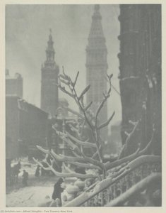 Two Towers--new York — Alfred Stieglitz