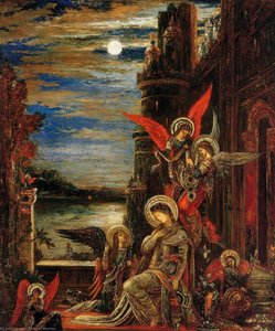 St. Cecilia (die Engel Kündigen Ihren Bevorstehenden Märtyrertod An) — Gustave Moreau