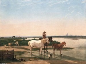 Isar Landscape Near Munich — Wilhelm Von Kobell