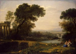 Landscape With The Rest On The Flight Into Egypt — Claude Lorrain (claude Gellée)