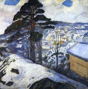 La Scène Hivernale Sans Titre — Edvard Munch