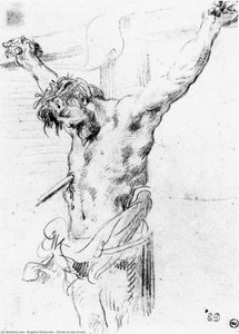 Christus Am Kreuz — Eugène Delacroix