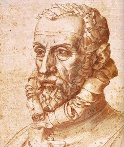 Autoritratto Su Carta (dettaglio) — Giuseppe Arcimboldo