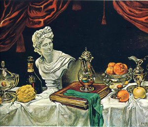 Still Life With Silver Ware — Giorgio De Chirico
