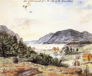 View Of West Point From The Side Of The Mountain — Charles Willson Peale