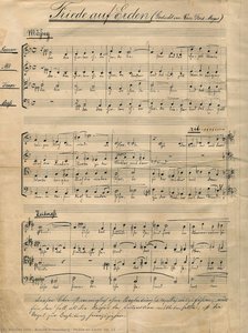Peace On Earth, Op. 13 — Arnold Schoenberg