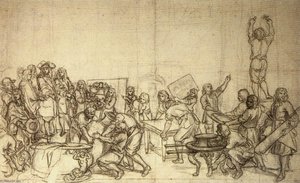 Louis Xiv Visiting The Gobelins Factory — Charles Le Brun