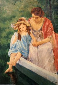 Mutter Und Kind In Einem Boot — Mary Stevenson Cassatt
