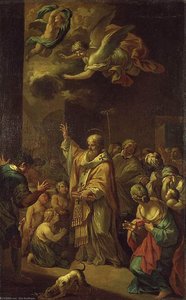 St Nicholas Resuscitates The Children — Bon Boullogne