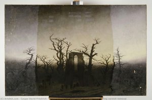 Abbey Tra Gli Ulivi — Caspar David Friedrich