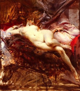 Reclining Nude — Giovanni Boldini