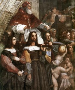 Stanze Vaticane - Die Vertreibung Des Heliodor Aus Dem Tempel (detail) [01] — Raffael