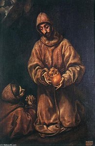St Francis And Brother Rufus — El Greco
