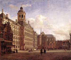 The New Town Hall In Amsterdam — Jan Van Der Heyden